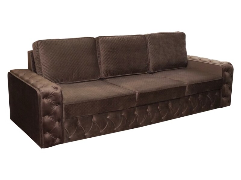 Прямой диван «Кармен 1» с элементами комильфо