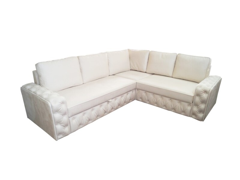 Угловой диван «Кармен 1» с элементами комильфо